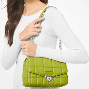 MICHAEL KORS SoHo Large Quilted Leather Shoulder Bag